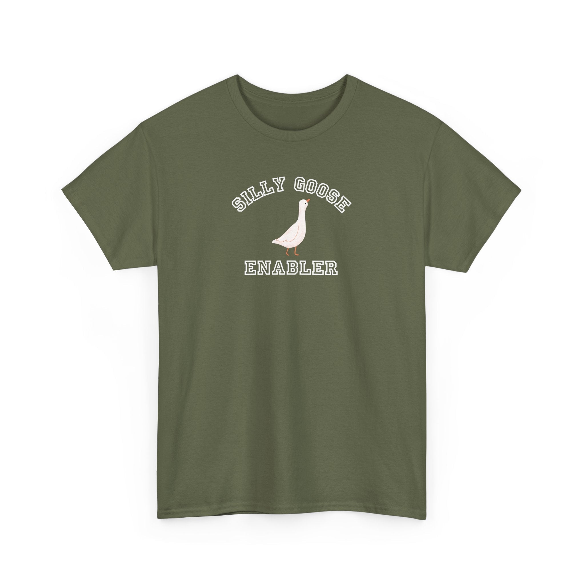 Silly Goose Enabler T-Shirt, funny Goose Graphic Tee, Funny Bird Shirt T-Shirt La Vie Bien Silly Goose Enabler T-Shirt, funny Goose Graphic Tee, Funny Bird Shirt