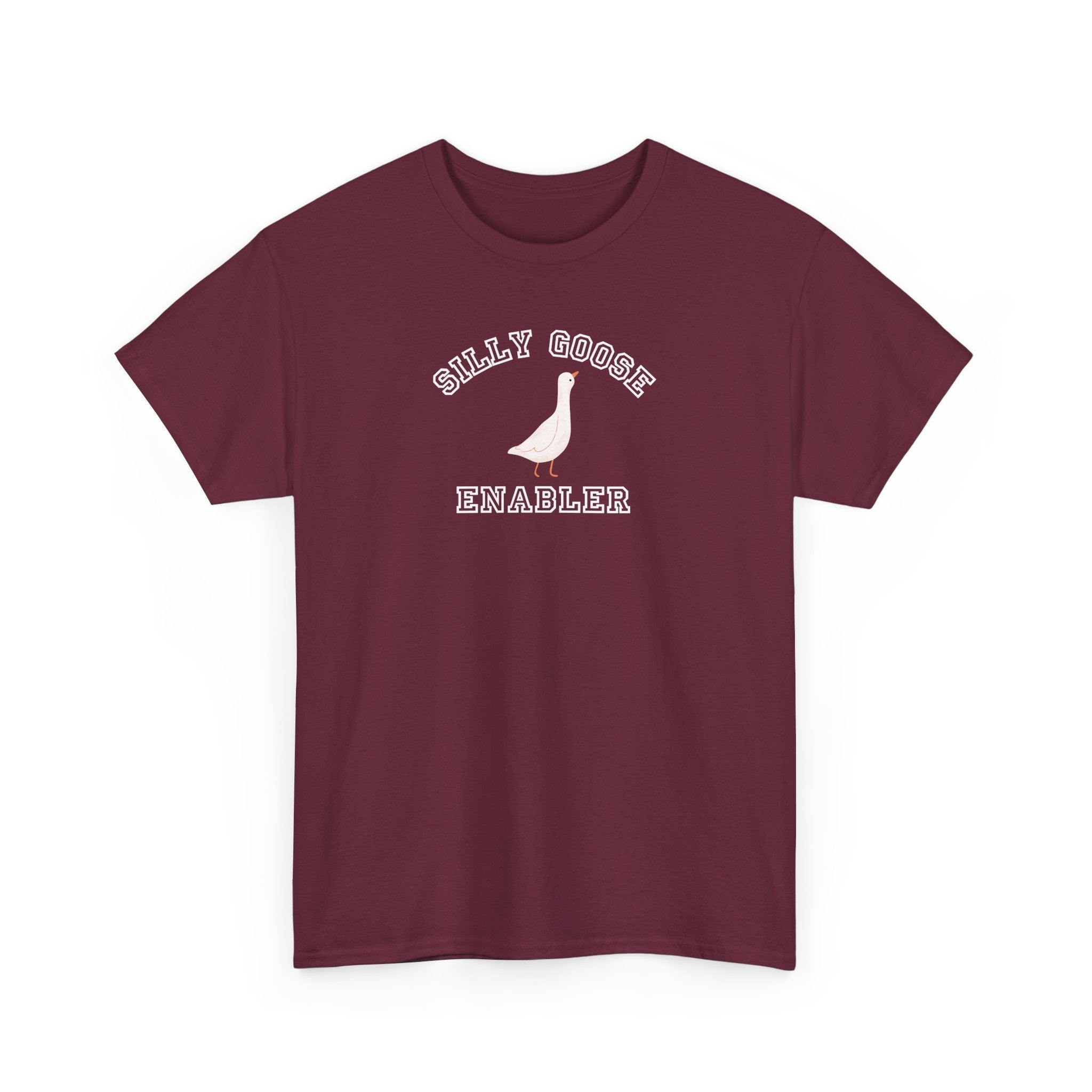 Silly Goose Enabler T-Shirt, funny Goose Graphic Tee, Funny Bird Shirt T-Shirt La Vie Bien Silly Goose Enabler T-Shirt, funny Goose Graphic Tee, Funny Bird Shirt