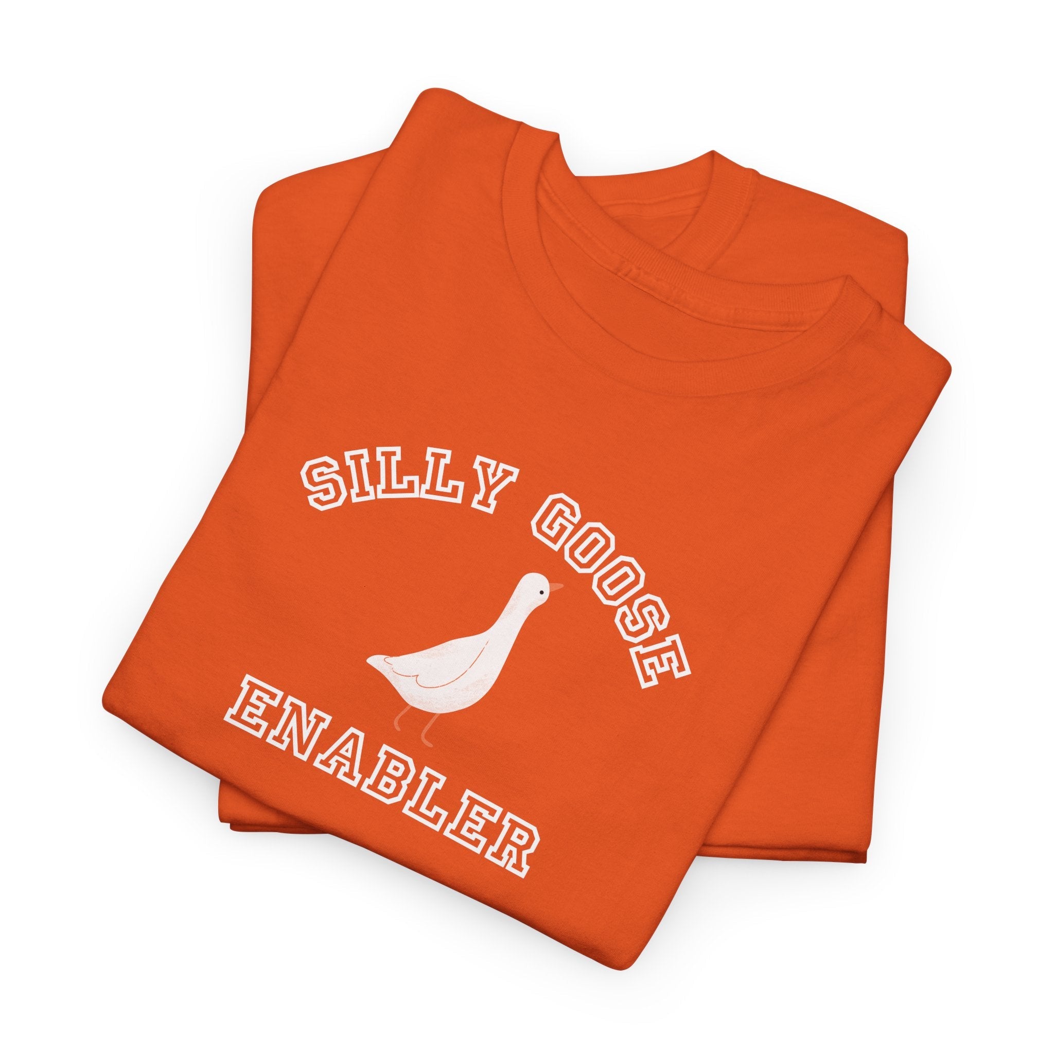 Silly Goose Enabler T-Shirt, funny Goose Graphic Tee, Funny Bird Shirt T-Shirt La Vie Bien Silly Goose Enabler T-Shirt, funny Goose Graphic Tee, Funny Bird Shirt