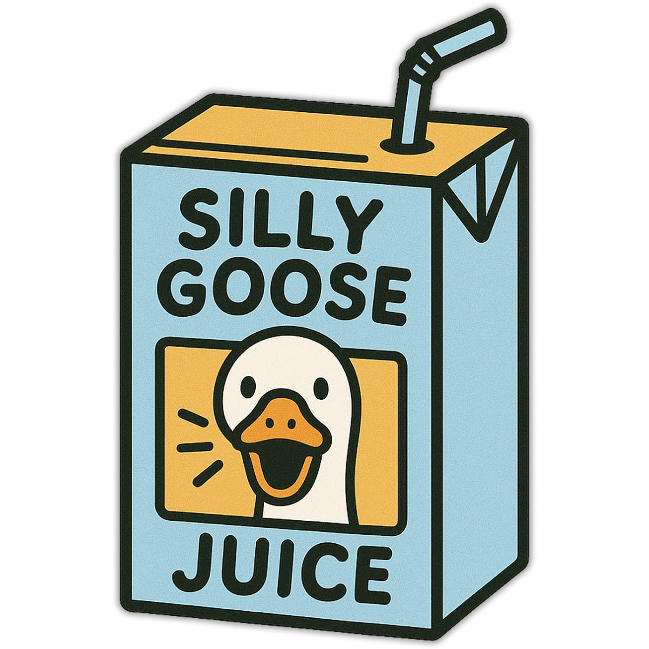 Silly Goose Juice Sticker Sticker La Vie Bien Silly Goose Juice Sticker