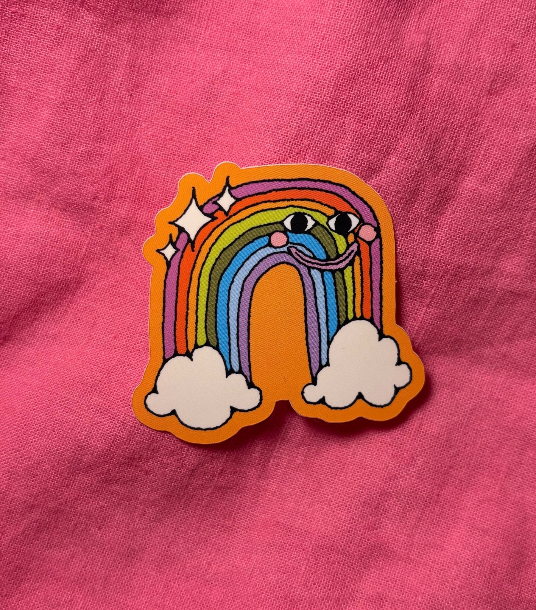 Silly Rainbow Sticker Stickers La Vie Bien Silly Rainbow Sticker