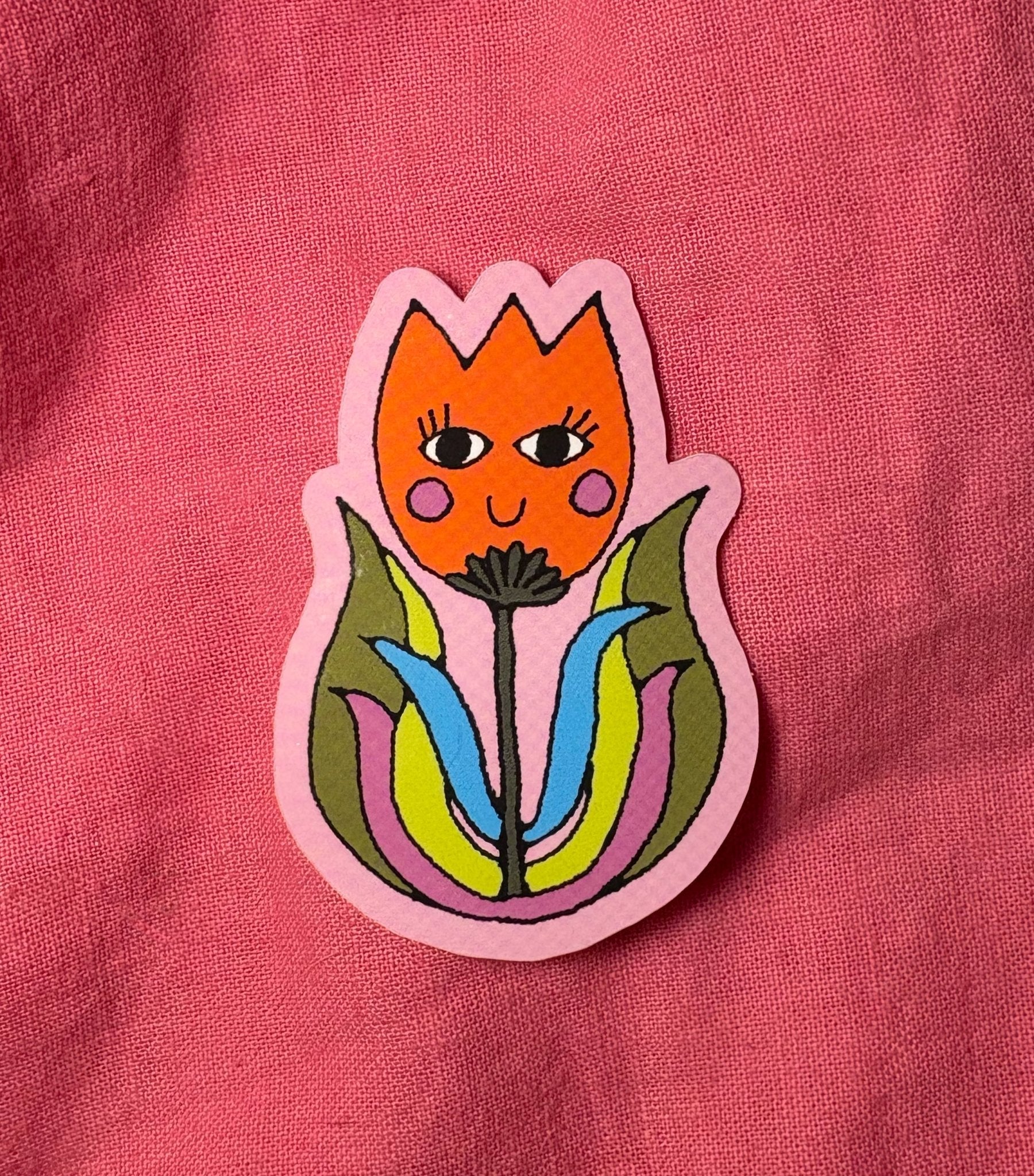 Silly Tulip Sticker Stickers La Vie Bien Silly Tulip Sticker