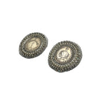 Silver Coin Mazaheri Earrings Earrings La Vie Bien Silver Coin Mazaheri Earrings