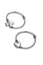Silver Cross Bracelet Bracelets La Vie Bien Silver Cross Bracelet
