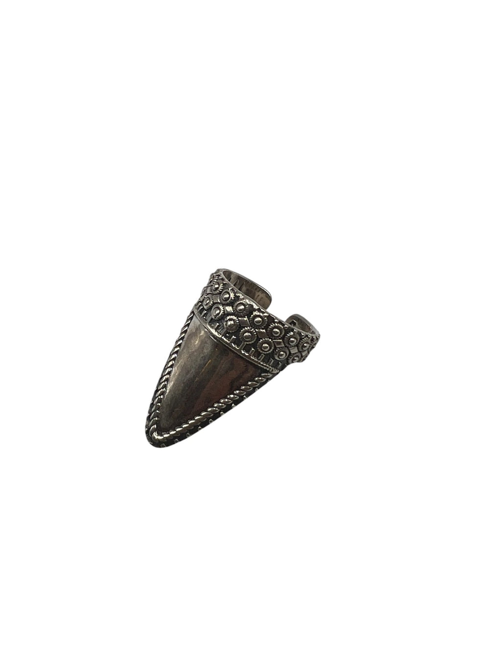Silver Shield Ring Silver Ring La Vie Bien Silver Shield Ring