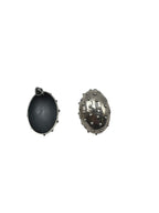 Silver Textured Dome Earrings Silver Earring La Vie Bien Silver Textured Dome Earrings
