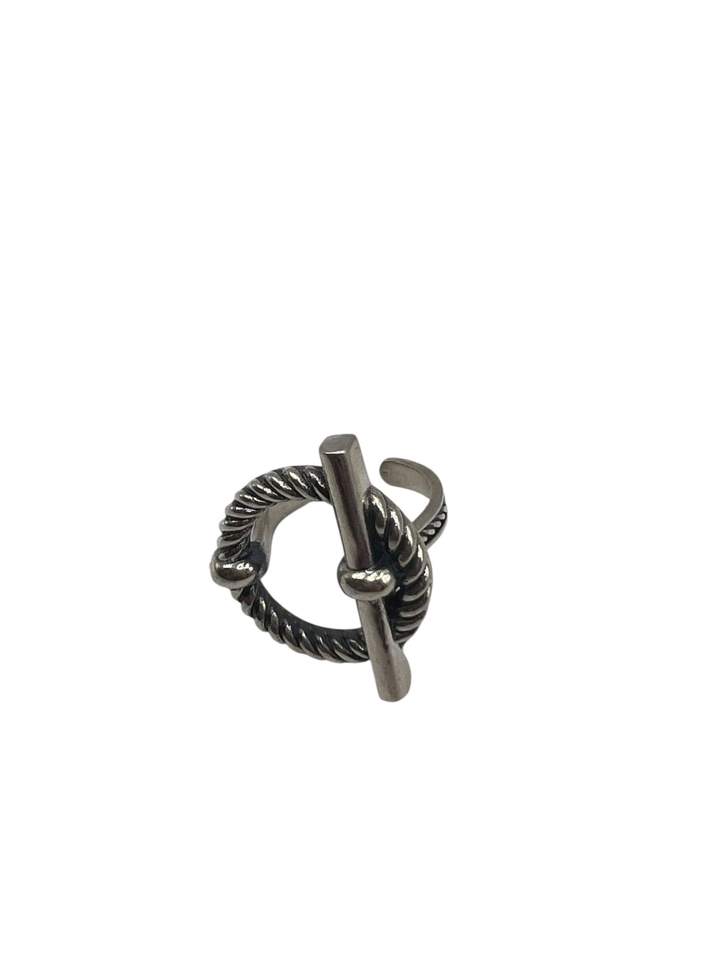 Silver Toggle Ring Silver Ring La Vie Bien Silver Toggle Ring