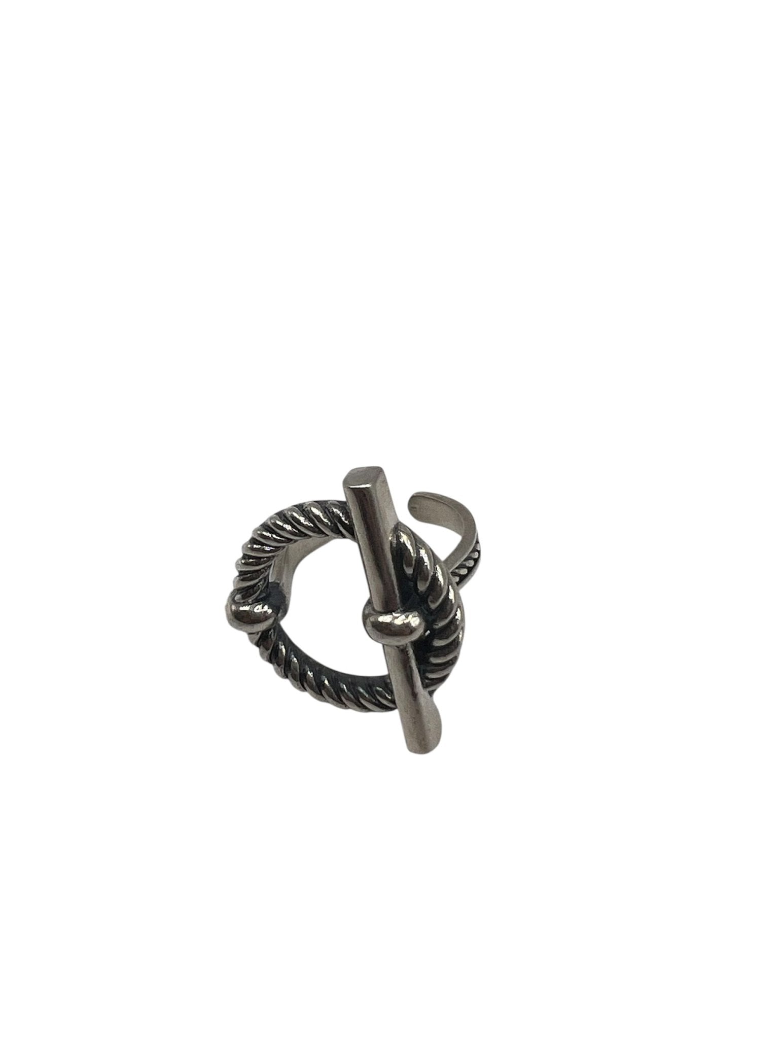 Silver Toggle Ring Silver Ring La Vie Bien Silver Toggle Ring