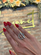 Silver Toggle Ring Silver Ring La Vie Bien Silver Toggle Ring