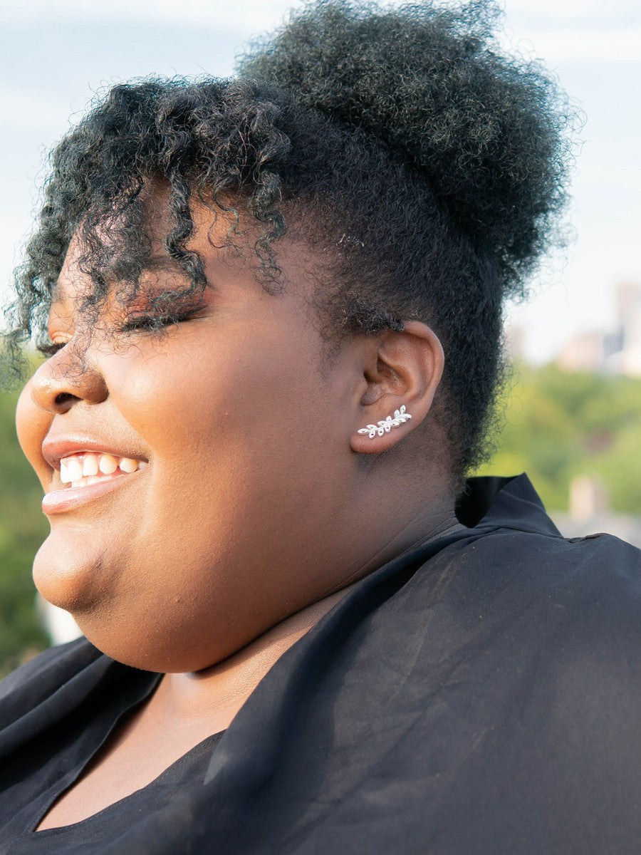 Dainty Branches Studs - Silver