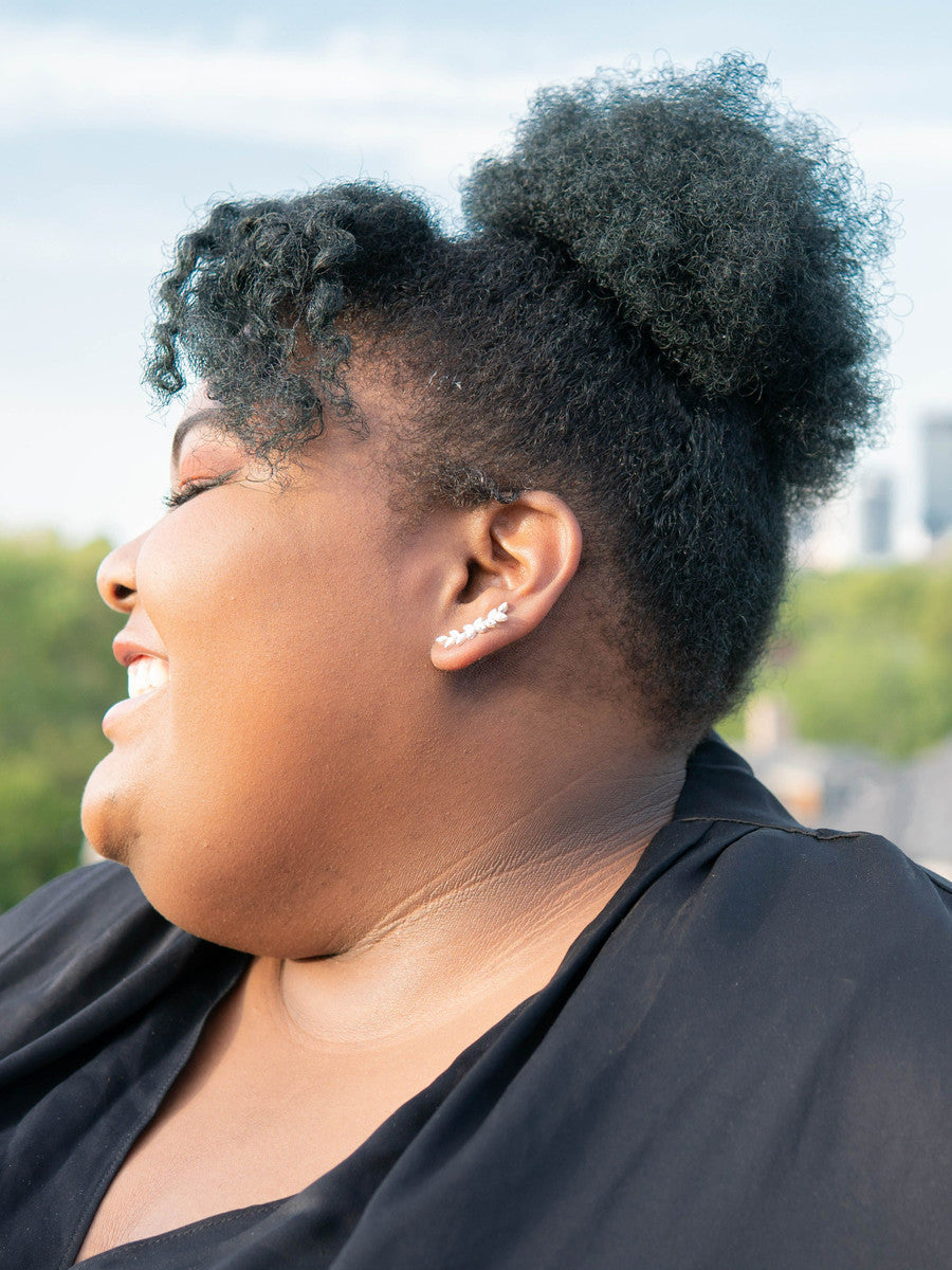 Dainty Branches Studs - Silver