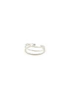 Simple Lines Sterling Ring by Fair Anita