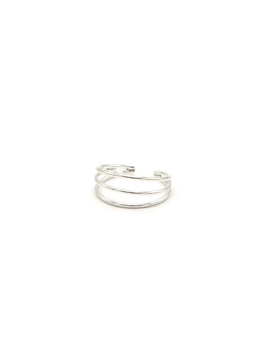 Simple Lines Sterling Ring by Fair Anita