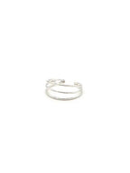 Simple Lines Sterling Ring by Fair Anita