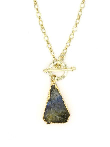Simple Luxury Necklace - Labradorite by Fair Anita