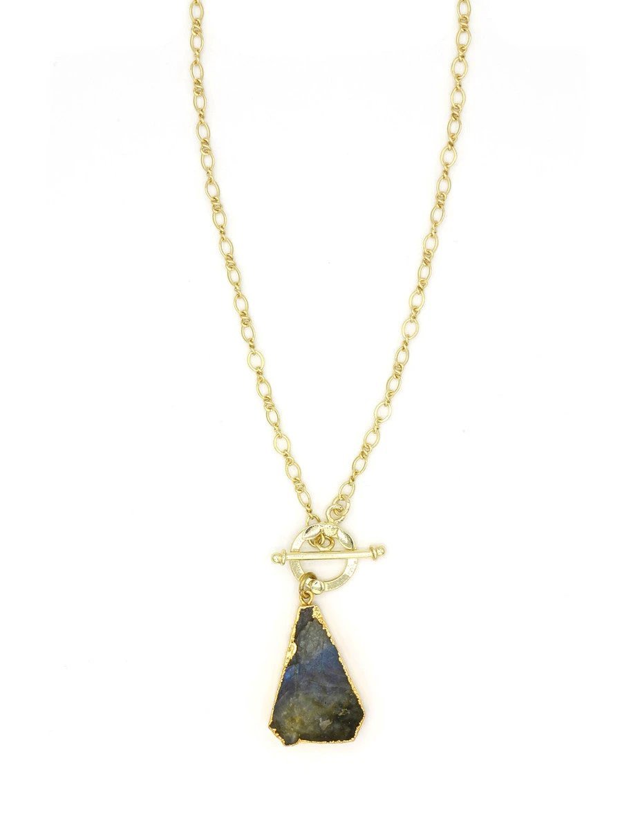 Simple Luxury Necklace - Labradorite by Fair Anita