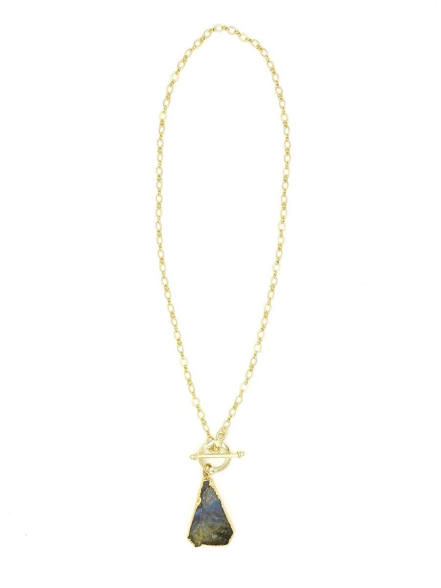 Simple Luxury Necklace - Labradorite by Fair Anita