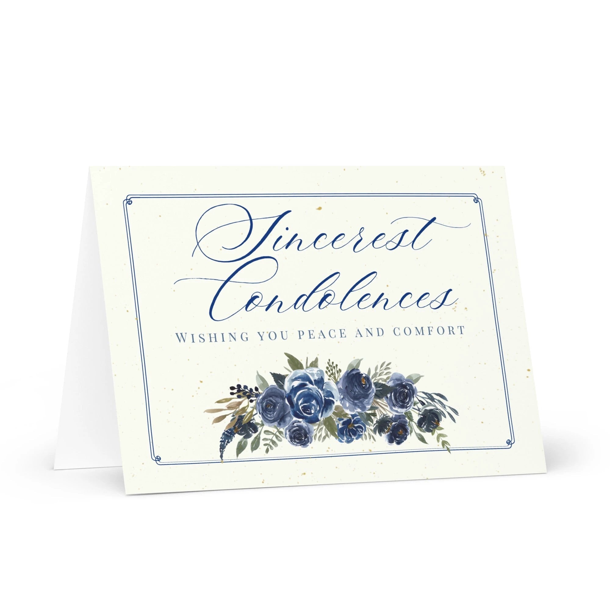 Sincerest Condolences Greeting card by La Vie Bien