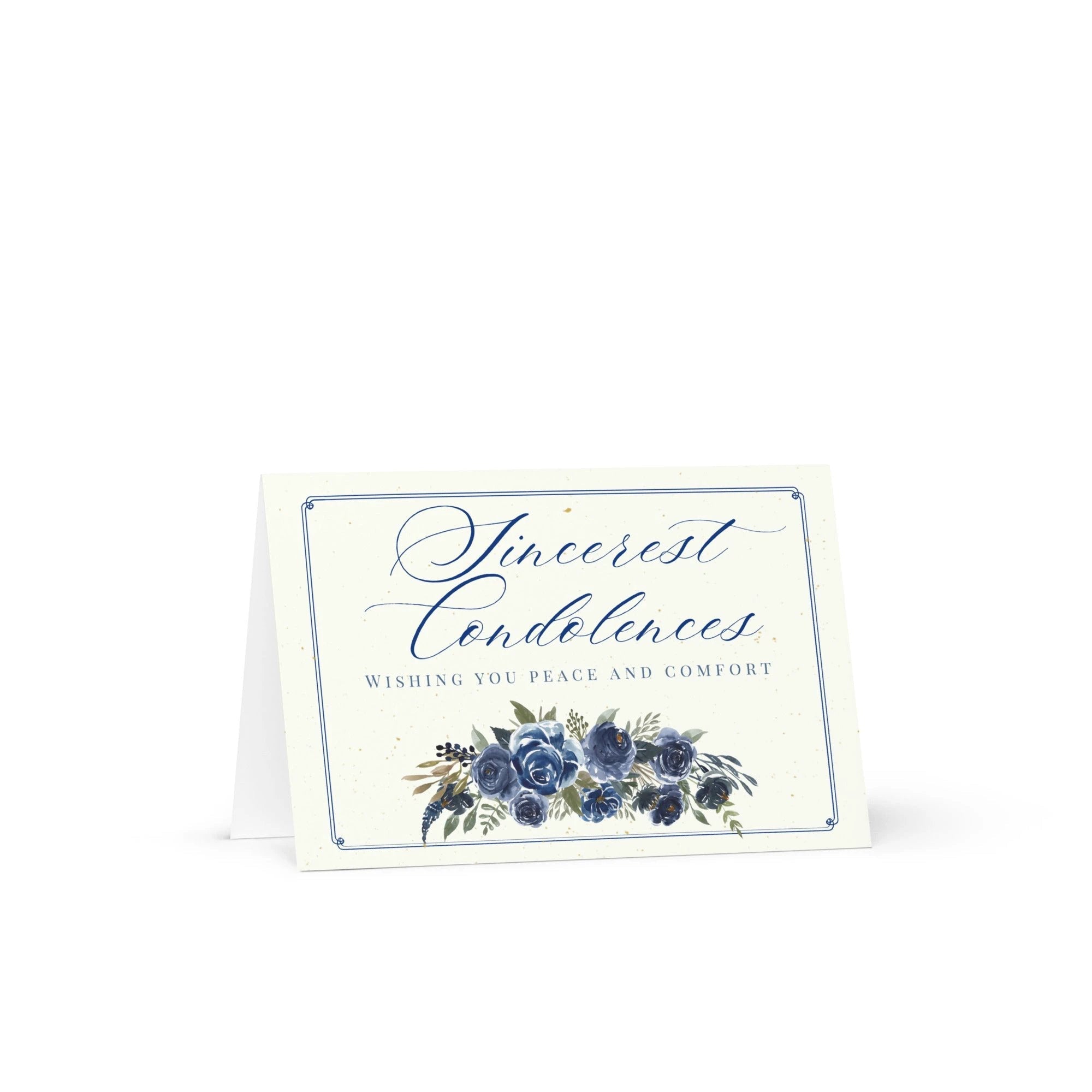 Sincerest Condolences Greeting card by La Vie Bien