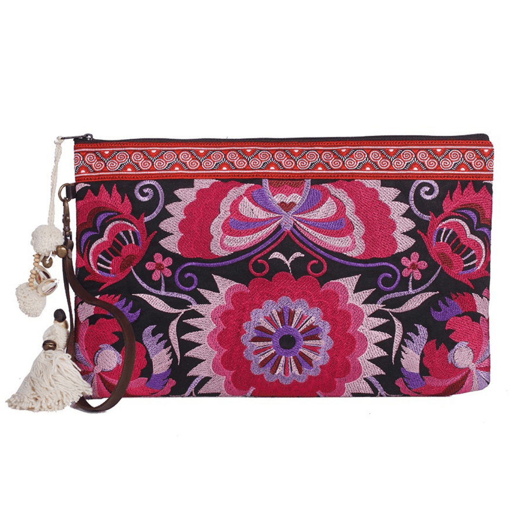 Singing Birds Embroidered Bag - Thailand Bags La Vie Bien Singing Birds Embroidered Bag - Thailand