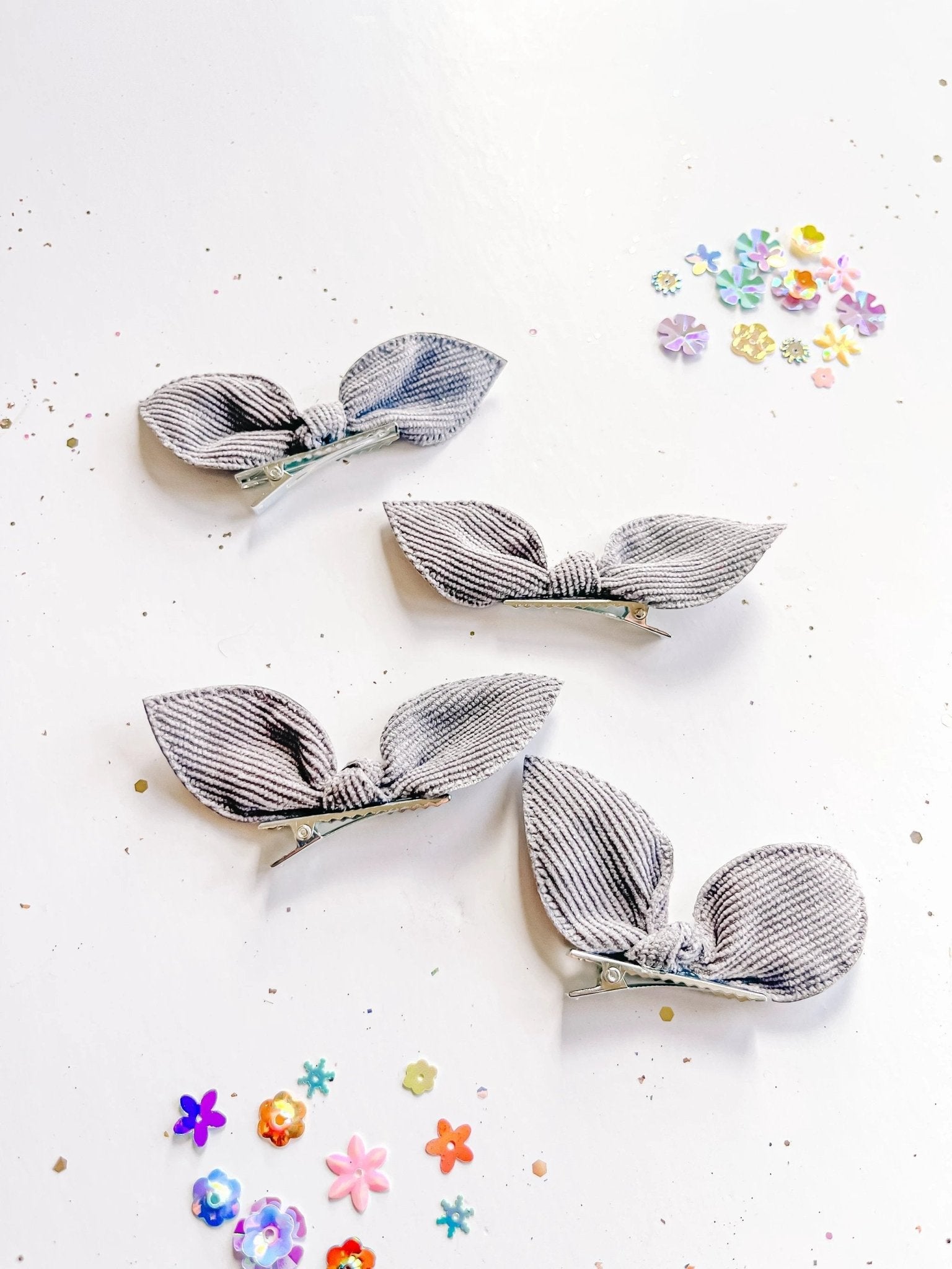 Single Bunny Ears Hair Clip by Evie Pearl Handmade