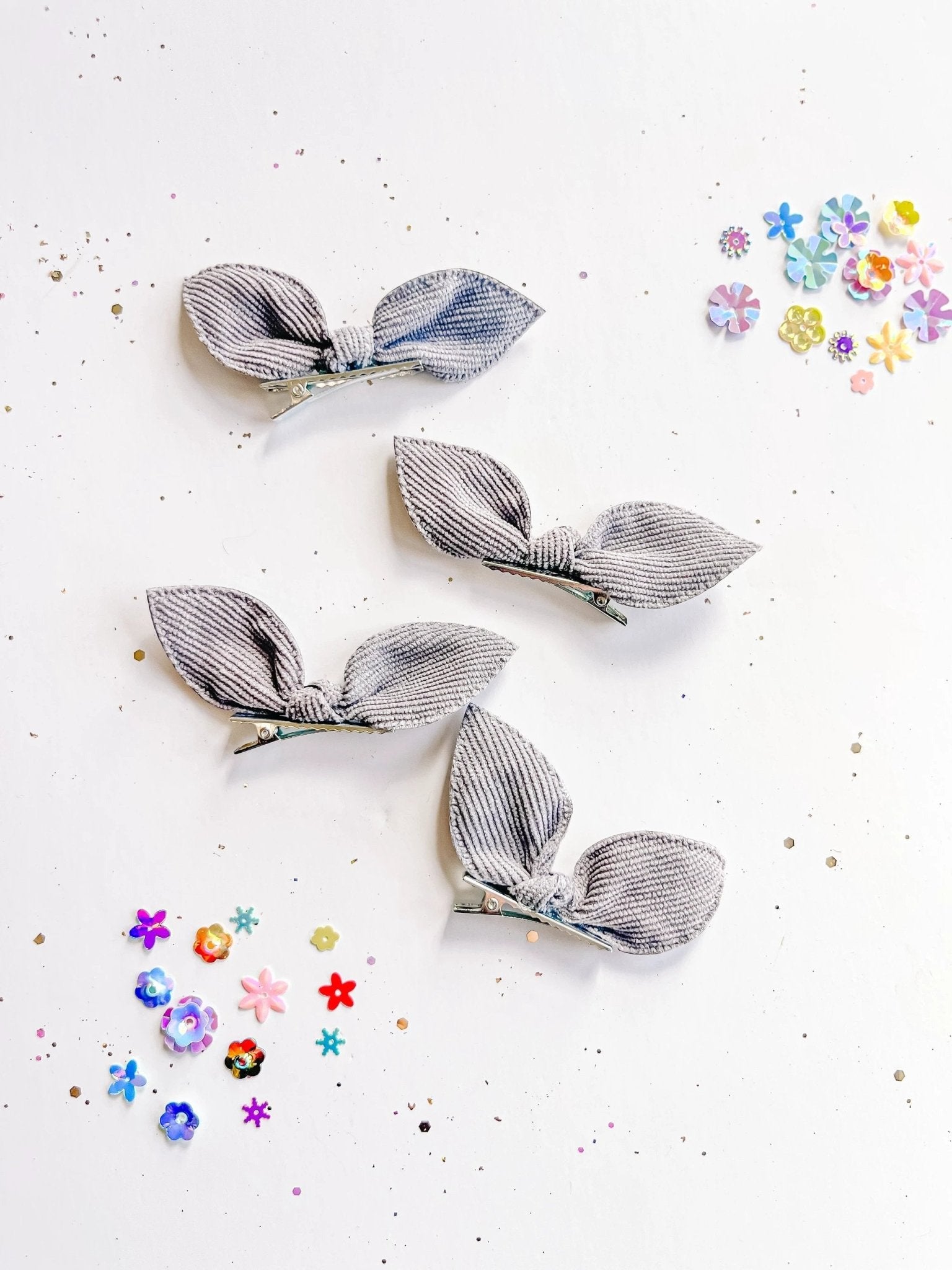 Single Bunny Ears Hair Clip by Evie Pearl Handmade