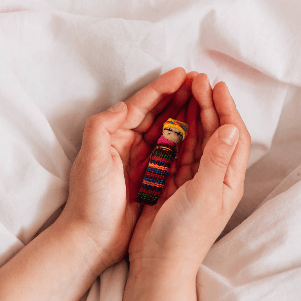 Single Handmade Worry Dolls Tiny Boho Doll - Guatemala La Vie Bien Single Handmade Worry Dolls Tiny Boho Doll - Guatemala