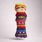 Single Handmade Worry Dolls Tiny Boho Doll - Guatemala La Vie Bien Single Handmade Worry Dolls Tiny Boho Doll - Guatemala