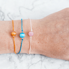 Single Stone Slider Bracelet by Upavim Crafts