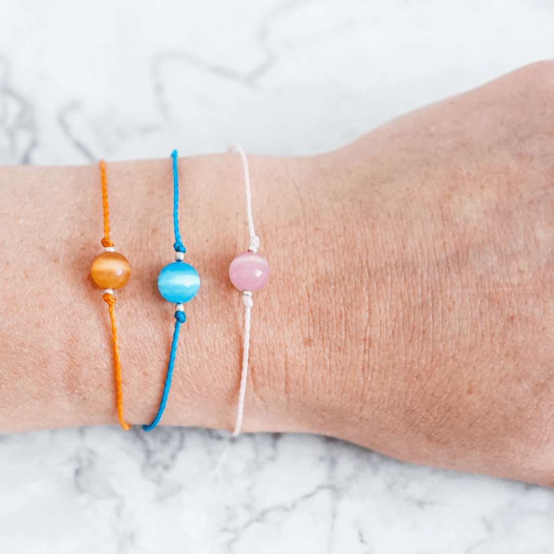 Single Stone Slider Bracelet by Upavim Crafts