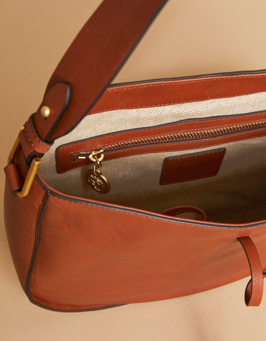 Siren Hattie Hobo - Saddle Brown Purses & Bags La Vie Bien Siren Hattie Hobo - Saddle Brown