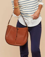 Siren Hattie Hobo - Saddle Brown Purses & Bags La Vie Bien Siren Hattie Hobo - Saddle Brown