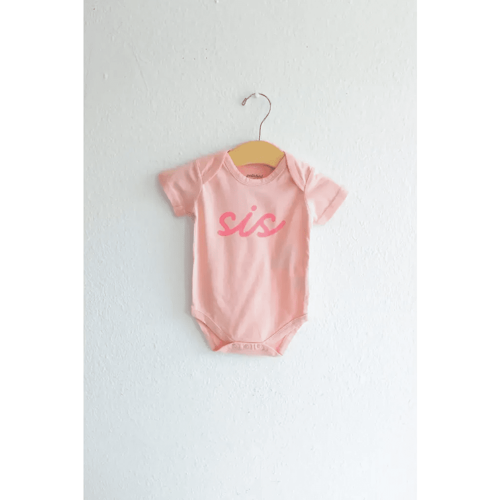Sis Organic Cotton Onesie by Polished Prints