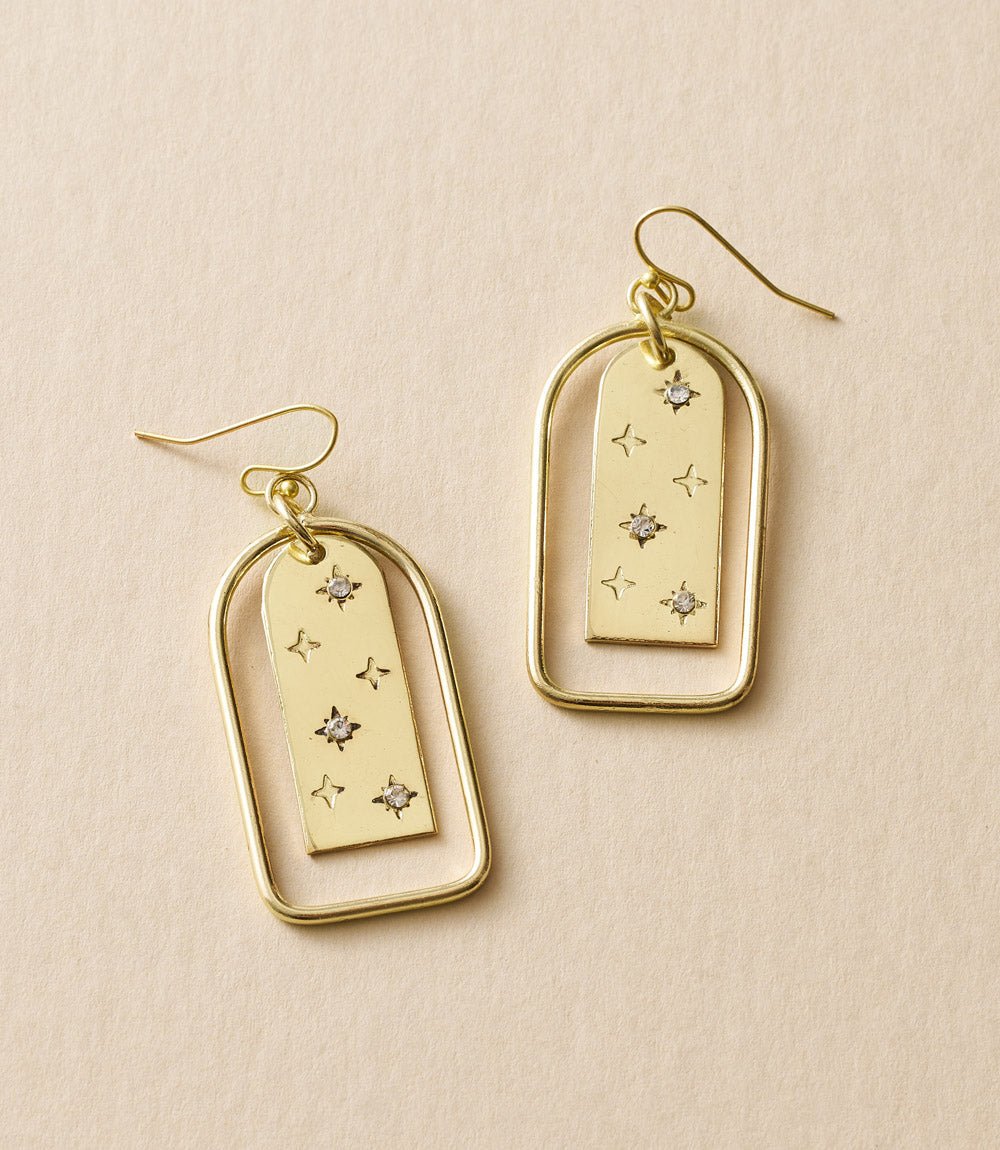 Sitara Starry Archway Earrings HME stock line La Vie Bien Sitara Starry Archway Earrings