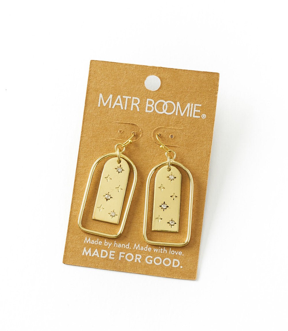 Sitara Starry Archway Earrings HME stock line La Vie Bien Sitara Starry Archway Earrings