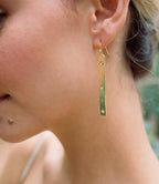 Sitara Starry Long Linear Studded Earrings HME stock line La Vie Bien Sitara Starry Long Linear Studded Earrings