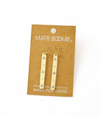 Sitara Starry Long Linear Studded Earrings HME stock line La Vie Bien Sitara Starry Long Linear Studded Earrings