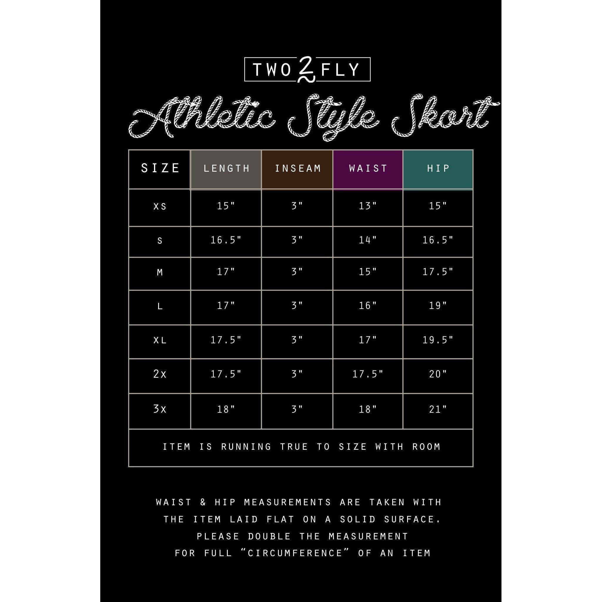 [Size M - 2X] Stretch Faux Denim Athletic Style Skort