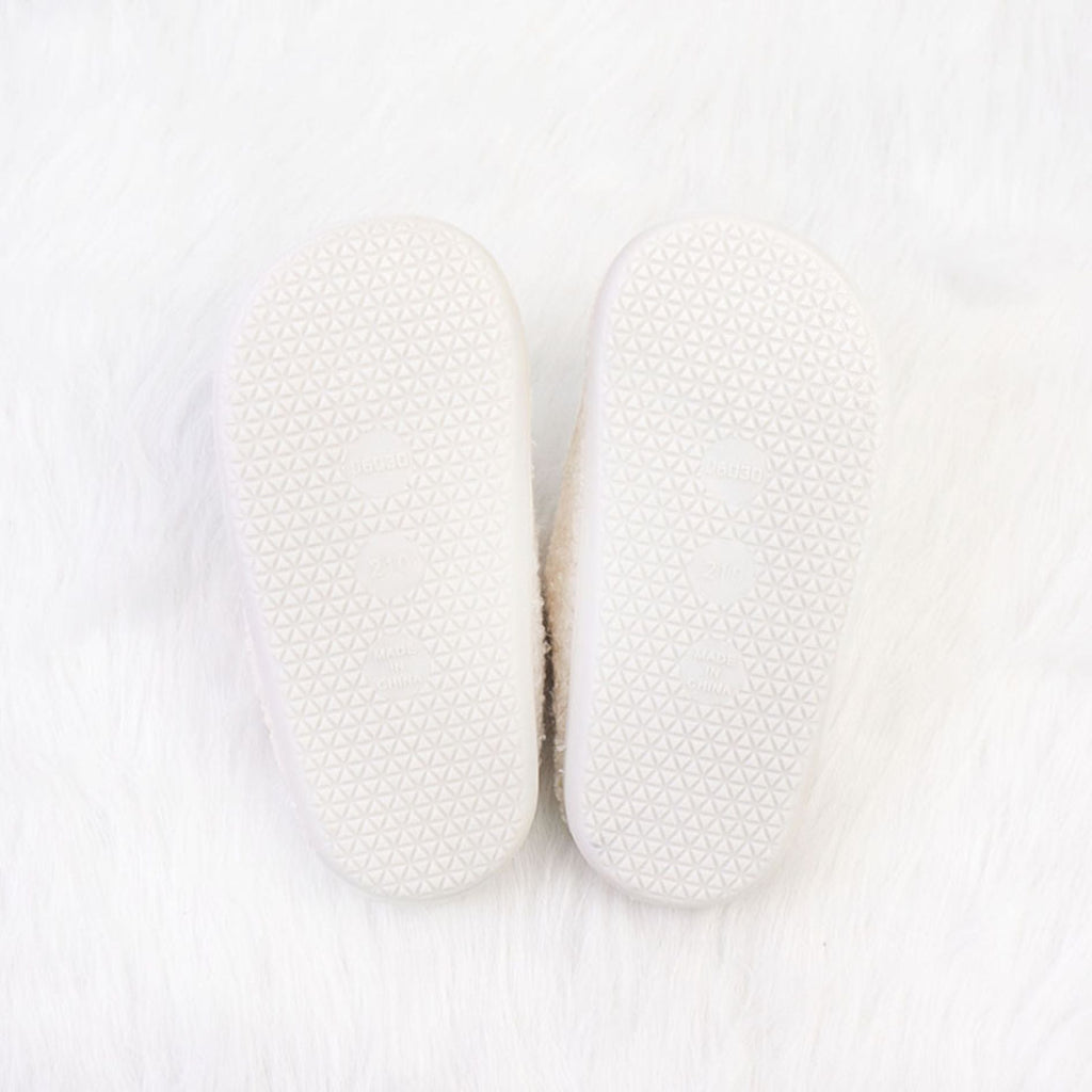 [Sizes 7 - 8 Remaining] Rainbow Plush Cozy Women's Slippers | Giftable Slip - On Mules House Shoes