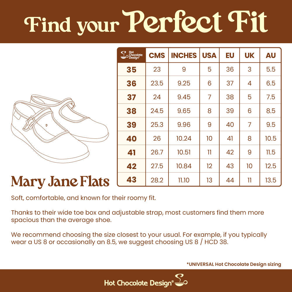 Chocolaticas® Bloomfang Women's Mary Jane Flat