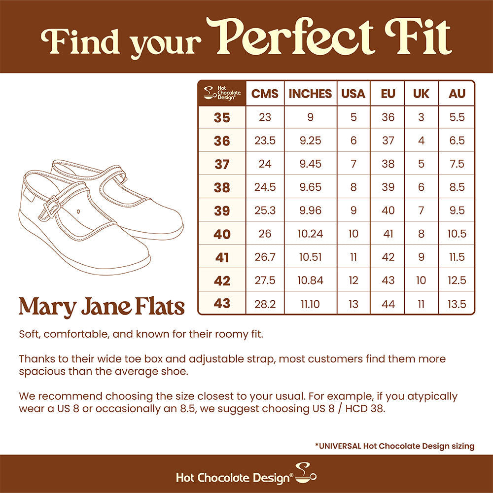 Chocolaticas® Good Day Women's Mary Jane Flat