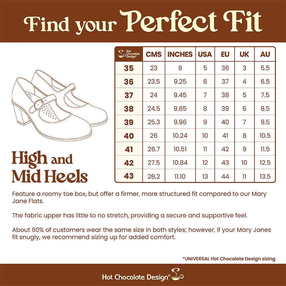 Chocolaticas® Mid Heels Nutty Cheeks Women's Mary Jane Pump