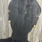 Skull Earrings - Wood Stud Earrings