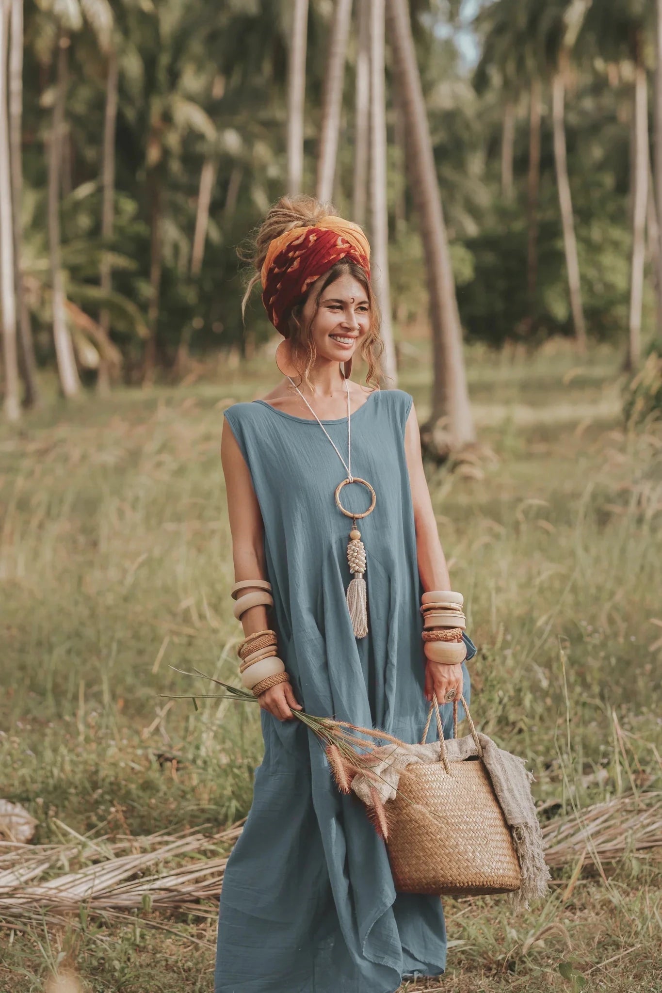 Sky Breeze Maxi Dress Clothing La Vie Bien Sky Breeze Maxi Dress