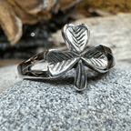 Sláinte Shamrock Celtic Ring Ring La Vie Bien Sláinte Shamrock Celtic Ring