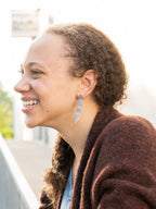 Slate To The Point Earrings
