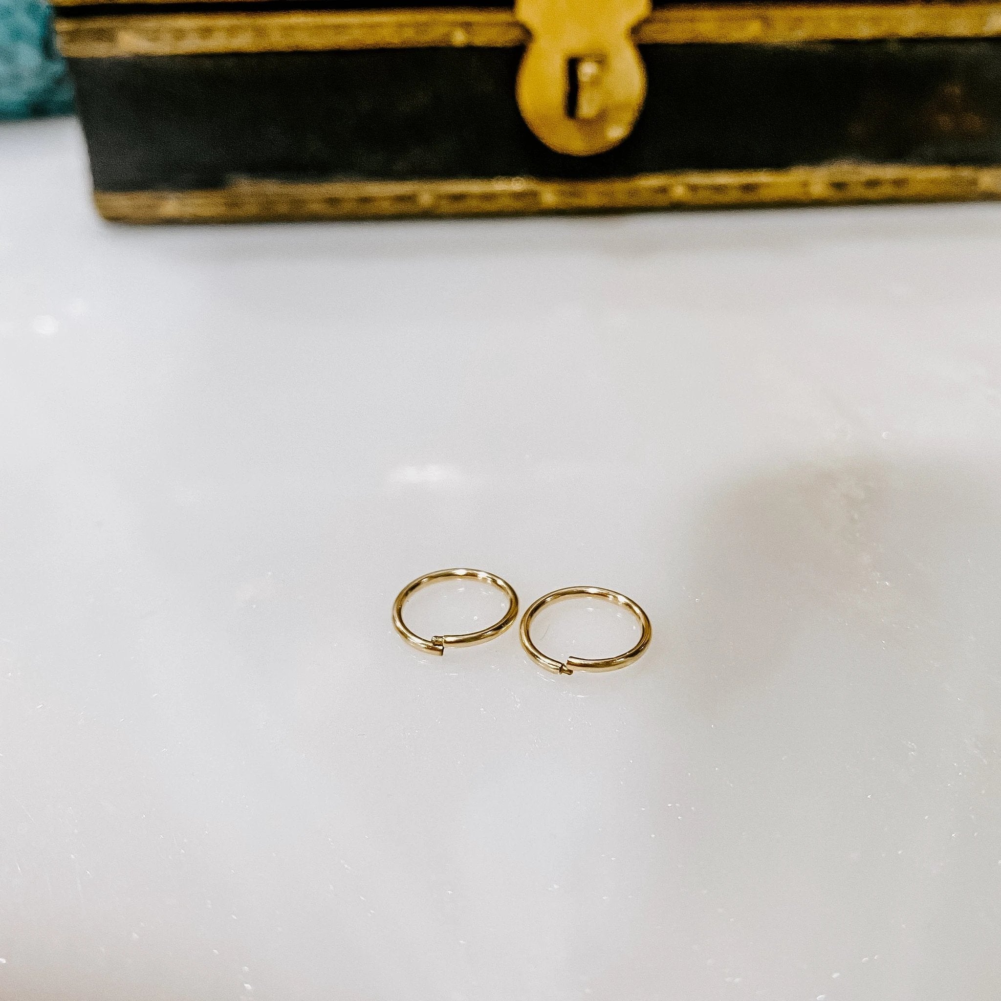 Sleeper Hoop Earrings by Derive Jewelry