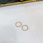 Sleeper Hoop Earrings by Derive Jewelry