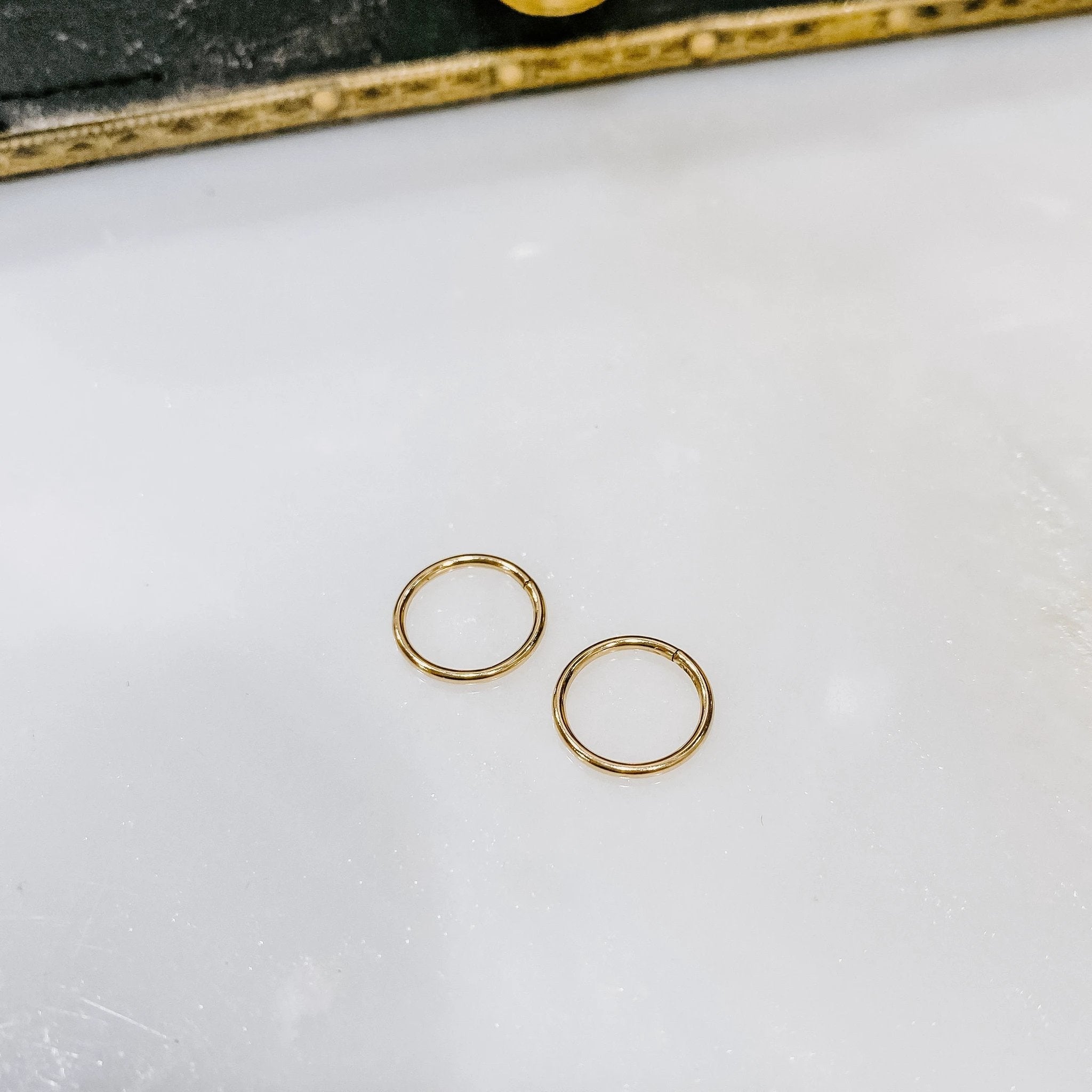 Sleeper Hoop Earrings by Derive Jewelry
