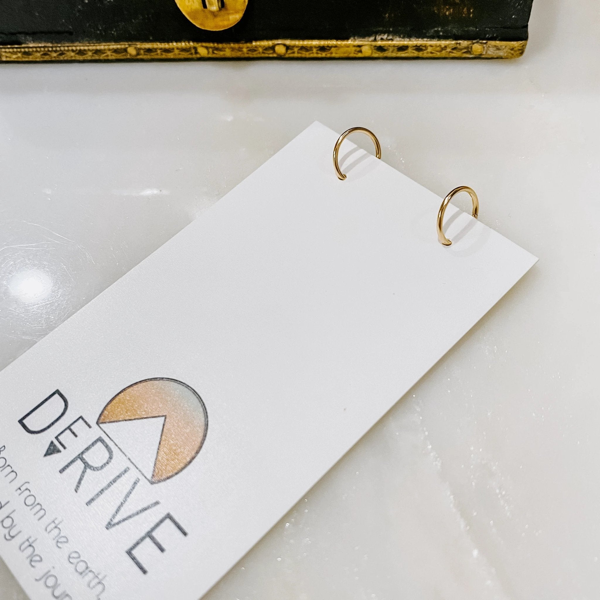 Sleeper Hoop Earrings by Derive Jewelry